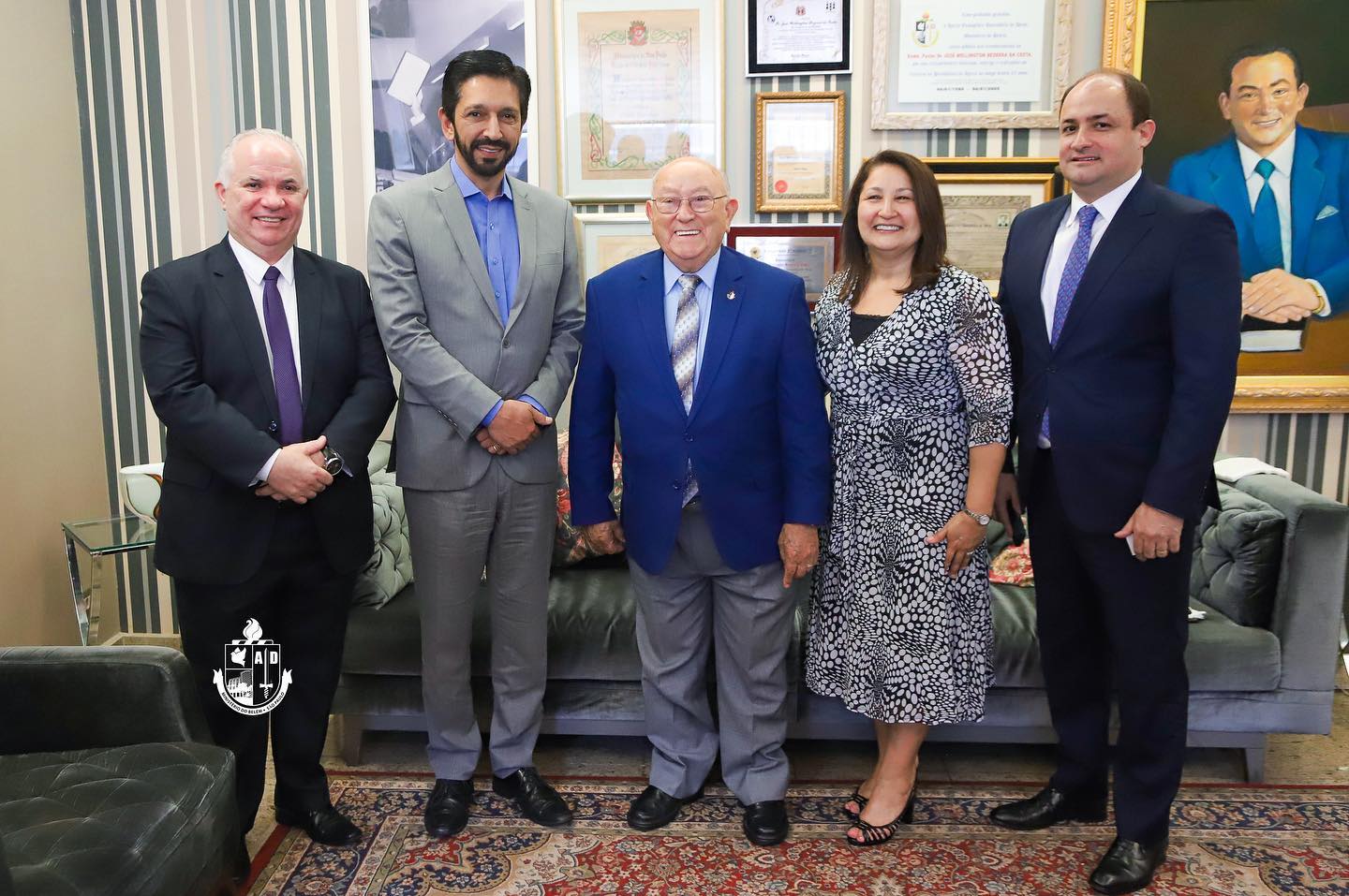 Prefeito Ricardo Nunes visita Gabinete do Pastor Presidente
