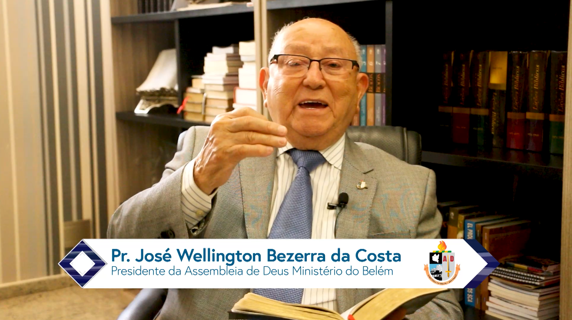 Pastor José Wellington mais presente nas redes sociais