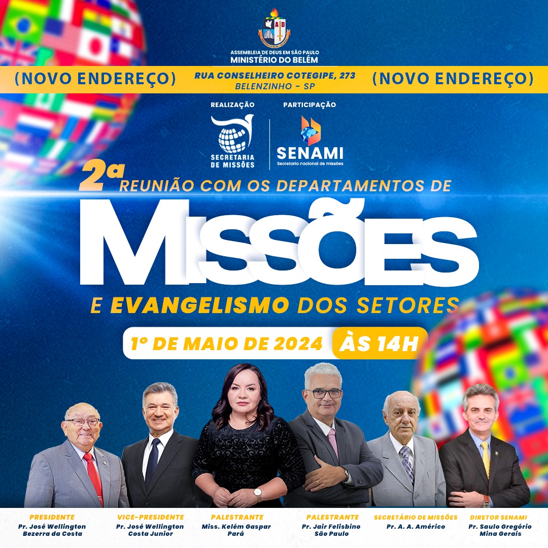 Convocação para envolvidos com a Evangelização e Missão