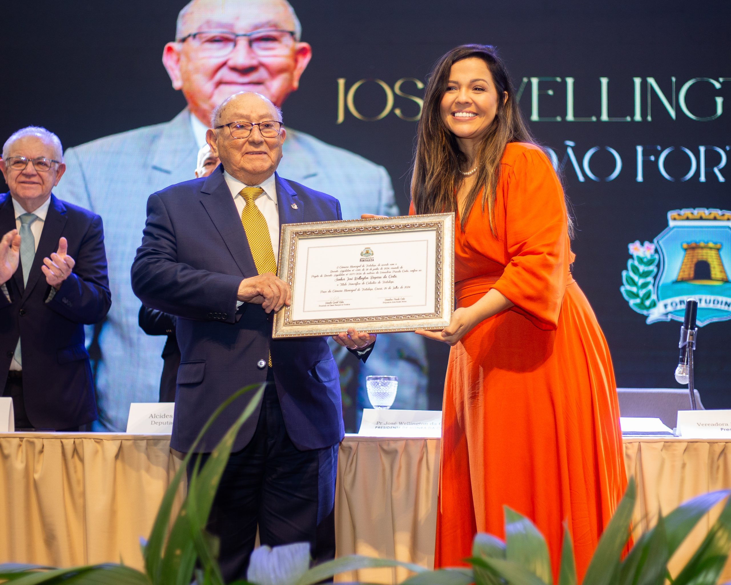 Pastor José Wellington recebe homenagem em Fortaleza (CE)