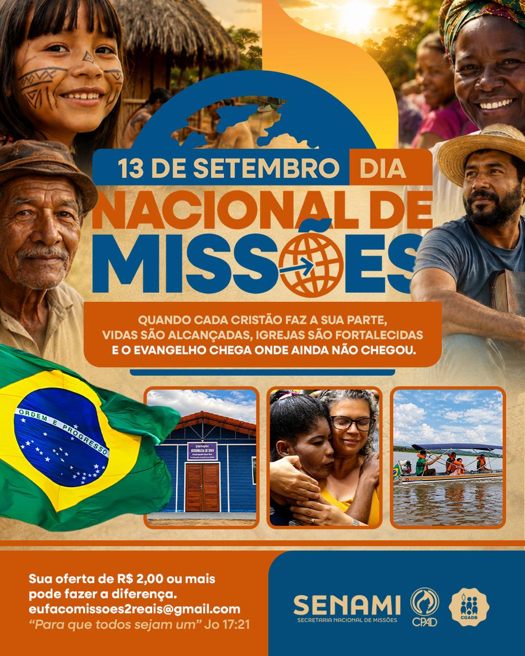 Assembleia de Deus celebra Dia Nacional de Missões